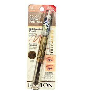 Revlon ColorStay Brow Fantasy Soft Powder Pencil 002 Soft Brown Brun Doux Womens
